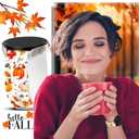 20mm Holiday Christmas Halloween Thanksgiving Watch Band Compatible with Samsung Galaxy Watch 7/6/5/4 40mm 44mm/Watch 6 Classic 43mm 47mm/Watch 5 Pro 45mm/Watch 4 Classic/Active 2 Smartwatch Replacement Strap (Autumn Color White)