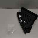 Sotfamily Plastic Shower Caddy Corner (For 90 Only), 4 Pack Adhesive Corner Shower Shelves for Bathroom Organizers and Storage, Black