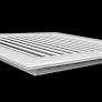 HVAC Premium 28'' X 10" Aluminum Return Grille - Easy Air Flow - Linear Bar Grilles Size : 31,5*15,5 inch