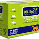 Dr.Easy SPORTS & PETS ODOR REMOVER Fruits Fresh Dryer Sheets,200 Sheets,PLANT&MINERAL-BASED FORMULA