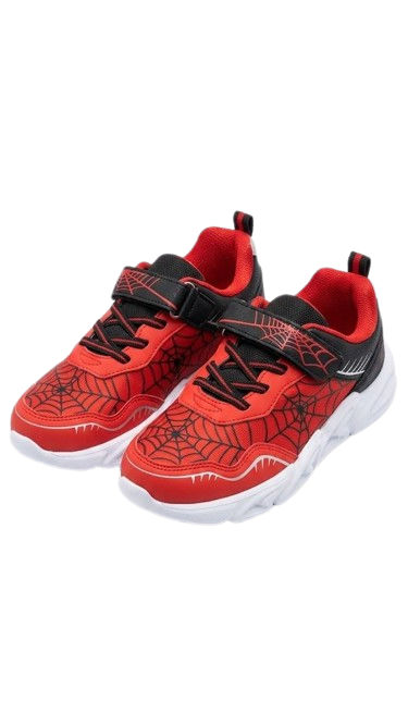 Toddler Boys Light Up Shoes Lightweight LED Flashing Breathable Mesh Walking Sneakers for Toddler and Little KidsColor Red Size 13