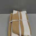 Hanging Storage Baskets, Over the Door Basket, Cotton Wall Baskets Storage, Hanging Door Basket with 4 Hooks (Jute&White)