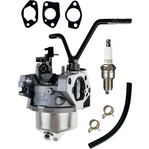 YAMAKATO Huayi 592929 592331 Carburetor for 25T232 25T235 25T236 25T237 Engines Troy Bilt 6250 8500 Watts Generator 030594A 030594, Straight Fuel Inlet