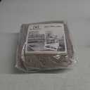 H.VERSAILTEX Wingback Chair Covers Velvet Plush Wing Chair Slipcover 1 Piece High Stretch Wing Back Chair Slipcovers Sofa Cover Furniture Cover with Elastic Bottom, Taupe