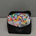 MemOffice 80 Colors Dual Tip Artist Alcohol Markers Set with Carrying Case - Perfect for Coloring, Drawing, Sketching, Card Making and Illustration - Perfect for Adults