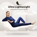 MANCYFIT Womens Thermal Tops Fleece Lined Shirt Long Sleeve Base Layer