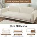 2 x Foxdecor Couch Covers for Dogs Washable, Non-Slip Fuzzy Pet Couch Covers for Sofa Pet Friendly, Dog Sofa Cover Protector. (Cream White, 28" x 28")