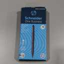 Schneider One Business Rollerball Pen, 0.6 mm Ultra-Smooth Tip, Blue Barrel, Blue Ink, Box of 10 Pens (183003)