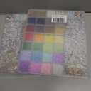 2 x 3000 Pcs Glass Peanut Beads Kit, Farfalle Glass Beads for Jewelry Making, Friendship Bracelet Making Kit with Letters, Spacers,Pearls/String, Jewelry Crafting Supplies