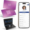 3 x Card - Digital Business Card - Tap to Share - AI Assistant - Networking Card Powered by AI - Connect with People - Tap the NFC or Scan the QR - Compatible with iPhone & Android
