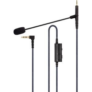 Cable Boom Microphone - Volume Control for PlayStation PS4 or Xbox One Controller, PC - Boompro Gaming Mic Compatible with Audio Technica ATH-M50x, ATH-M40x, ATH-M70x Headphones 150CM