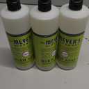 MRS. MEYER'S CLEAN DAY Liquid Dish Soap, Biodegradable Formula, Lemon Verbena, 16 fl. oz - Pack of 3