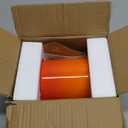 Sweejar Ceramic Food Storage Jar, Stackable Kitchen Canisters, Containers with Airtight Seal Wooden Lid for Serving Ground Coffee, Tea, Sugar, Salt and More - 28 Fl Oz (Gradient Orange)