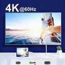 AIRSKY USB C to HDTV Cable 4K 60Hz, Type C to HDTV Cord 6.6FT, USB-C HDTV Cable for iPhone 17/16/15, Compatible with Thunderbolt 3/4, MacBook Pro/Air, iPad Pro