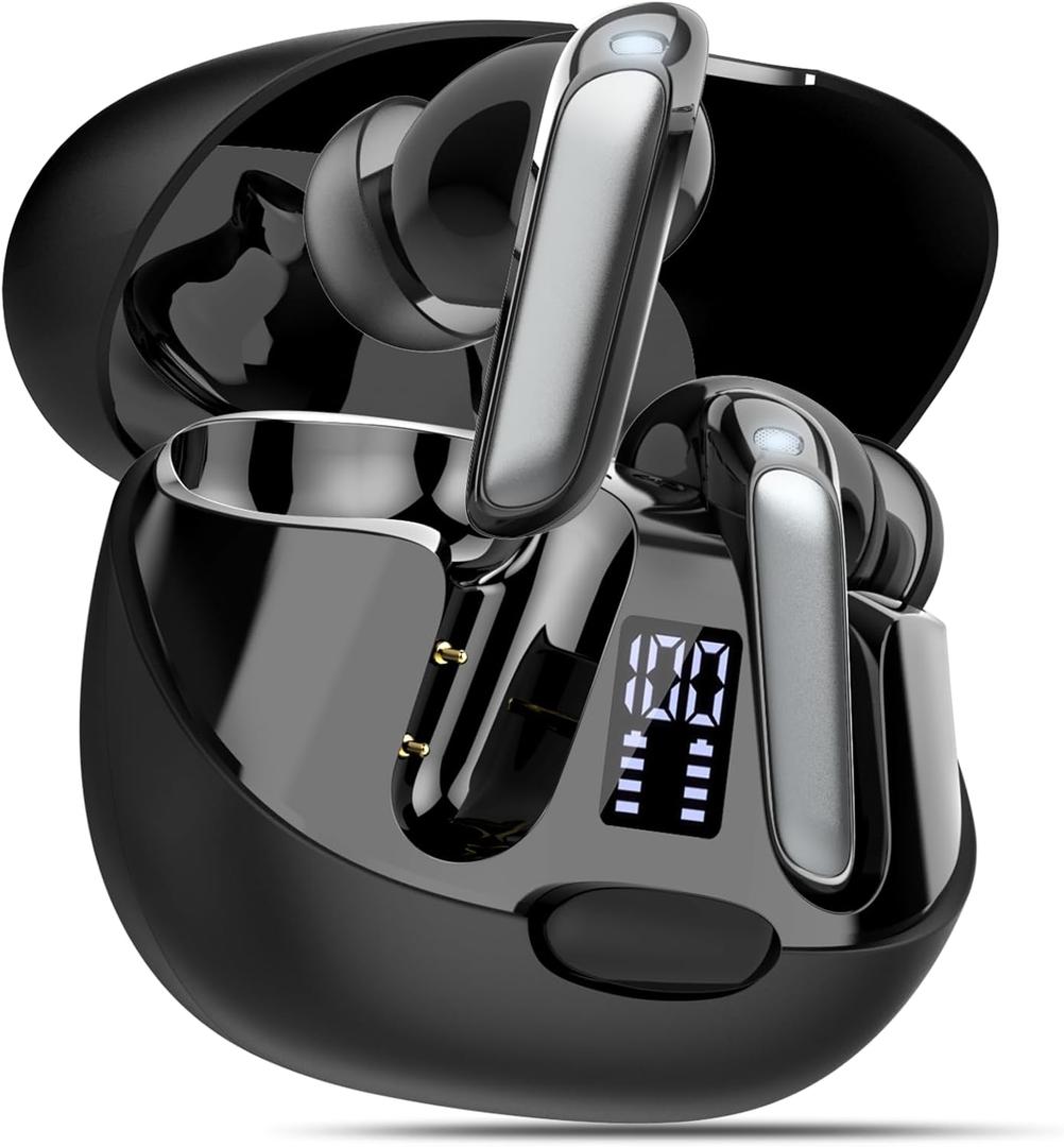 AI Language Translation Earbuds, 3-in-1 Translator Earbuds Real Time with 7 Translation Modes, with Audio and Video Call, 164 Language Bluetooth 5.3 Headphones Translating