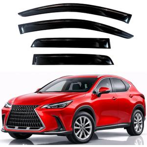 KPY Rain Guards Fit for 2022-2026 Lexus NX250 NX350 NX350h NX450h+, Out-Channel Window Visors Vent Wind Deflectors 4PC, Car Accessories for 22-26 Lexus NX Series