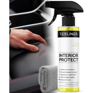 Interior Protect Conditioner for Tesla Vegan Leather Seats - Biodegradable, Superior UV Protection for Tesla Cleaning Products Interior, for Tesla Model 3 Y S X Car Accessories 2025