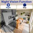 Smoke Detector Camera 1080P HD, WiFi Hidden Camera with APP Control, Indoor Security Cam with Motion Detection & Night Vision, Surveillance Cam for Home