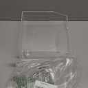 ZAVOOS Paper Plate Dispenser, 11 Inch Large Wall Mounted Acrylic Paper Plates Holder Under Cabinet, Easy Access Vertical Plate Organizer for Kitchen Counter, Fits Round and Square Plates