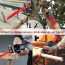 Stud and Nail sawzall Blades,9 Inch 6/12 TPI Reciprocating Saw Blades,Bi-Metal sawzall Blades Nail Embedded Wood(25 -Pack)