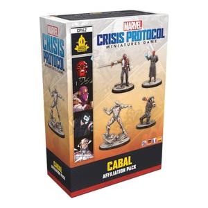 Marvel: Crisis Protocol Cabal AFFILIATION PACK - Assemble Your Villainous Cabal! Tabletop Superhero Game, Ages 14+, 2 Players, 90 Minute Playtime, Made by Atomic Mass Games
