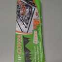 Stainless Steel Stove Gap Covers,Stove Gap Filler, Range Trim Kit, Stove Gap Guards, Heat Resistant and Easy to Clean, Easy retractable Length 13.8" to 27.5", Width 0.79",Black(2PCS)