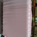 Kono Medium Checked Luggage 24 Inch Expandable With Spinner Wheels, TSA Lock, ABS+PC Lightweight Travel Suitcase Larger And Lighter Capacity, Pink