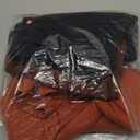 3 Pack Women's Maternity Pants Maternity Jogger Sweatpants Over The Belly Stretchy Pregnancy Pants with Pockets (Medium, Pumpkin, Dark Brown, Black)