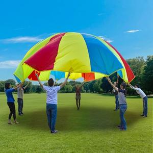 Kids Play Parachute 12 Feet with 12 Handles for 8 12 Kids Game Kids Party Game