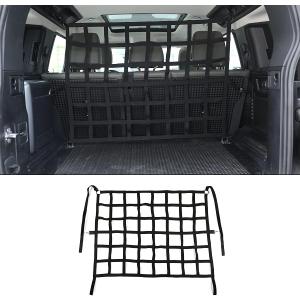 Pet Restraint Net Dog Fence Car Backseat Divider Vehicle Gate Cargo Area Travel Trunk Mesh Net Screen for Land Rover Defender 110 2020 2021 (Style A)