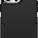 OtterBox iPhone 15 Pro MAX (Only) Commuter Series Case - Black, Slim & Tough, Pocket-Friendly, with Port Protection