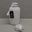 AQUAFIT 1 Gallon Water Bottle with Time Marker - Straw & Chug Lid - BPA Free Gym Water Bottle with Straw - Big Gallon Jug (Frosty, 128 oz - 2 Lids)