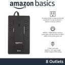 Amazon Basics UPS Battery Backup & Surge Protector, 600VA/360W, 8 Outlets, Standby Uninterruptible Power Supply, Power Outage Protection, Compact Design, Black