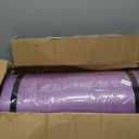 BalanceFrom Yoga Mat 1-Inch Extra Thick High-Density Exercise Mat with Non-Slip Surface & Carry Strap for Men & Women Tear-Resistant Pilates Workout Mat for Home Gym, Floor Fitness, Multiple Colors (Taro Purple)