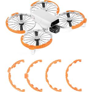 Propeller Guard for Dji Flip Drone Accessories,Prop Frames Collision Protection Ring for Dji Flip(Fluorescent Orange