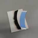 Mens Fake Mustache 100% Human Hair Hand Knoted Costume Party Funny Cosplay Tin Pencil Realistic Beard, (Black)