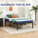 CYMULA Folding Mattress Twin XL Size, Memory Foam 4 inch Tri Portable Trifold Mattress Topper with Breathable & Washable Cover, Sofa Bed for College, Guest Use & Travel,White, 38"x80"x4"