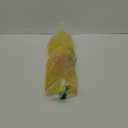 ROYALITA 24 Inches Acrylic Floating Book Shelves Wall Mounted Set of 2, Wall Hanging Plant Display Shelves, Room Decor Floating Wall Shelves for Gaming Room, Bedroom, Living Room, Office, Yellow