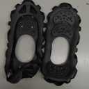 Ice Cleats, Ice Cleats Traction, Alloy Studs Spikes, Shoe Spikes for Snow, Grips for Ice, Outdoor Roofing Boots, Shoe Spikes Ideal for Winter Hiking, Climbing, and Ice Fishing Activities (Small)