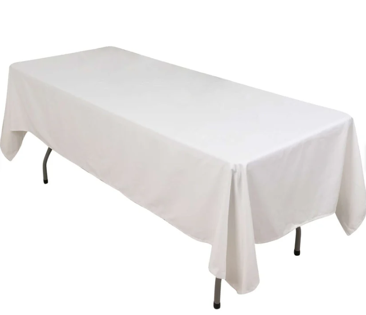 Fitable 3 Pack Rectangle Tablecloths: Stain Resistant Wrinkle Free Fabric Table Clothes, Washable Reusable Polyester Table Covers for Wedding Party Birthday Banquet Reception (Ivory, 60x102 Inch)