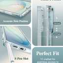 GVIEWIN for Samsung Galaxy S26 Ultra Case with Slide Camera Cover, [Screen Protector] [Shockproof Military Grade Drop Protection] Marble Slim Fit Hard PC Phone Cover S26 Ultra 6.9" 2026 (Chrysocolla)