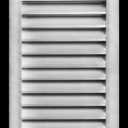 HVAC Premium 16"W x 26"H Aluminum Exterior Gable Louver Vent for Walls & Crawlspace - Weather-Resistant Air Grille with Screen Mesh - [Outer Dimensions 17.75"W x 27.75"H]
