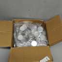 200 Sets 58mm/2.25 inch Button Maker Supplies, Pin Back Button Parts for Button Maker Machine 58mm, Including Metal Covers, Plastic Back Covers, Clear Plastic Film&Blank Paper