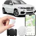 Mini GPS Tracker for Vehicles No Monthly Fee Magnetic GPS Tracker Full USA Coverage Hidden Car Locator Works with Apple Find My(iOS Only) with Magnetic Waterproof Case.