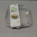 Biosmart Sandwich Container: 1 Pack Reusable, BPA Free Plastic Food Storage with Snap-Off, Vegetable Container, Sandwich Container With Leak-Proof Lid: *Colors Vary