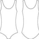Bloch Dance Girls Tutu Scoop Front/Back Tank Leotard, Red, Size 12