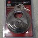Master Lock 40D Stainless Steel Discus Padlock with Key (1 Pack)