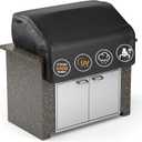 Grisun Built-in Grill Cover for Bull Built in Gas Grills 42 inch, Bull Outdoor Kitchen & Grill Head Cover, Heavy Duty Waterproof BBQ Grill Cover with Handle, Black