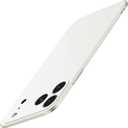 Casechics Compatible with iPhone Case,Luxury Matte Hard PC Slim Fit Ultra Thin Lightweight Camera Lens Protection Soft Shockproof Cover Phone Case (White,iPhone 17 Pro Max)