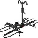 Bike Rack Hitch with Lock, Platform 2-Bike Rack for Car SUV RV Camper Truck Trailer, Hitch Bike Rack for Fat Tire, Mountain Bikes, EBikes and EMTB, 180 lbs Capacity Bike Carrier for 2" Receiver